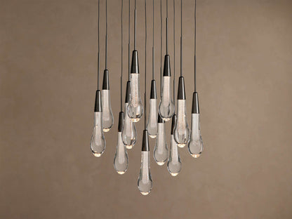Soltaire Crystal Round Chandelier 17" 24'' 36'' 48" 58''D