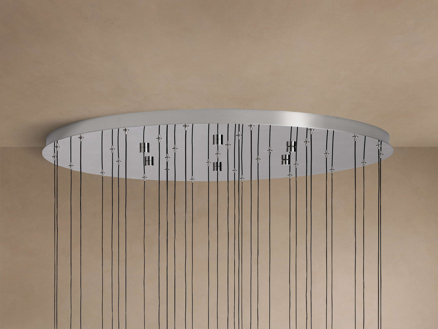 Soltaire Crystal Round Chandelier 17" 24'' 36'' 48" 58''D