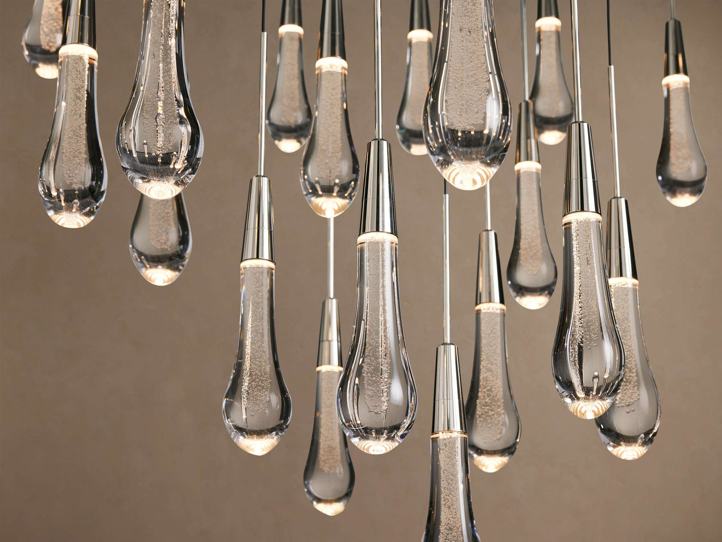 Soltaire Crystal Round Chandelier 17" 24'' 36'' 48" 58''D