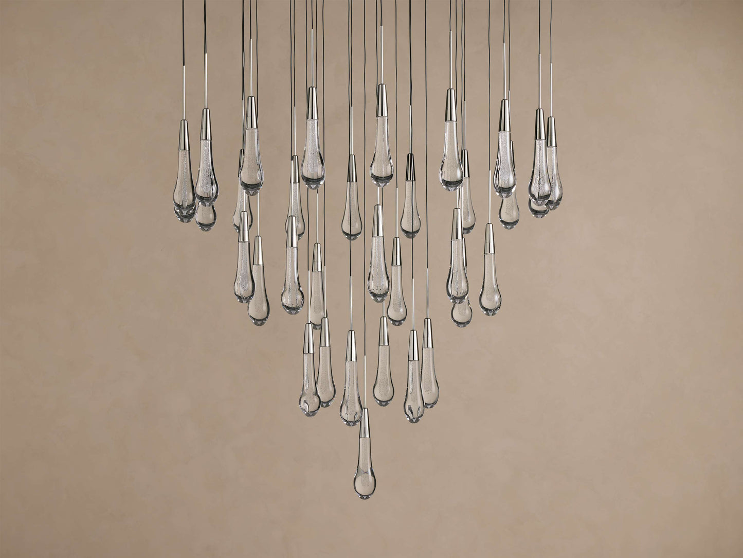 Soltaire Crystal Round Chandelier 17" 24'' 36'' 48" 58''D