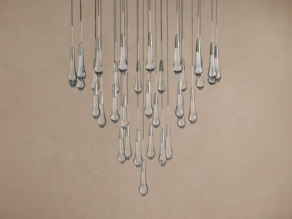 Soltaire Crystal Round Chandelier 17" 24'' 36'' 48" 58''D