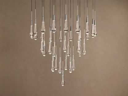 Soltaire Crystal Round Chandelier 17" 24'' 36'' 48" 58''D
