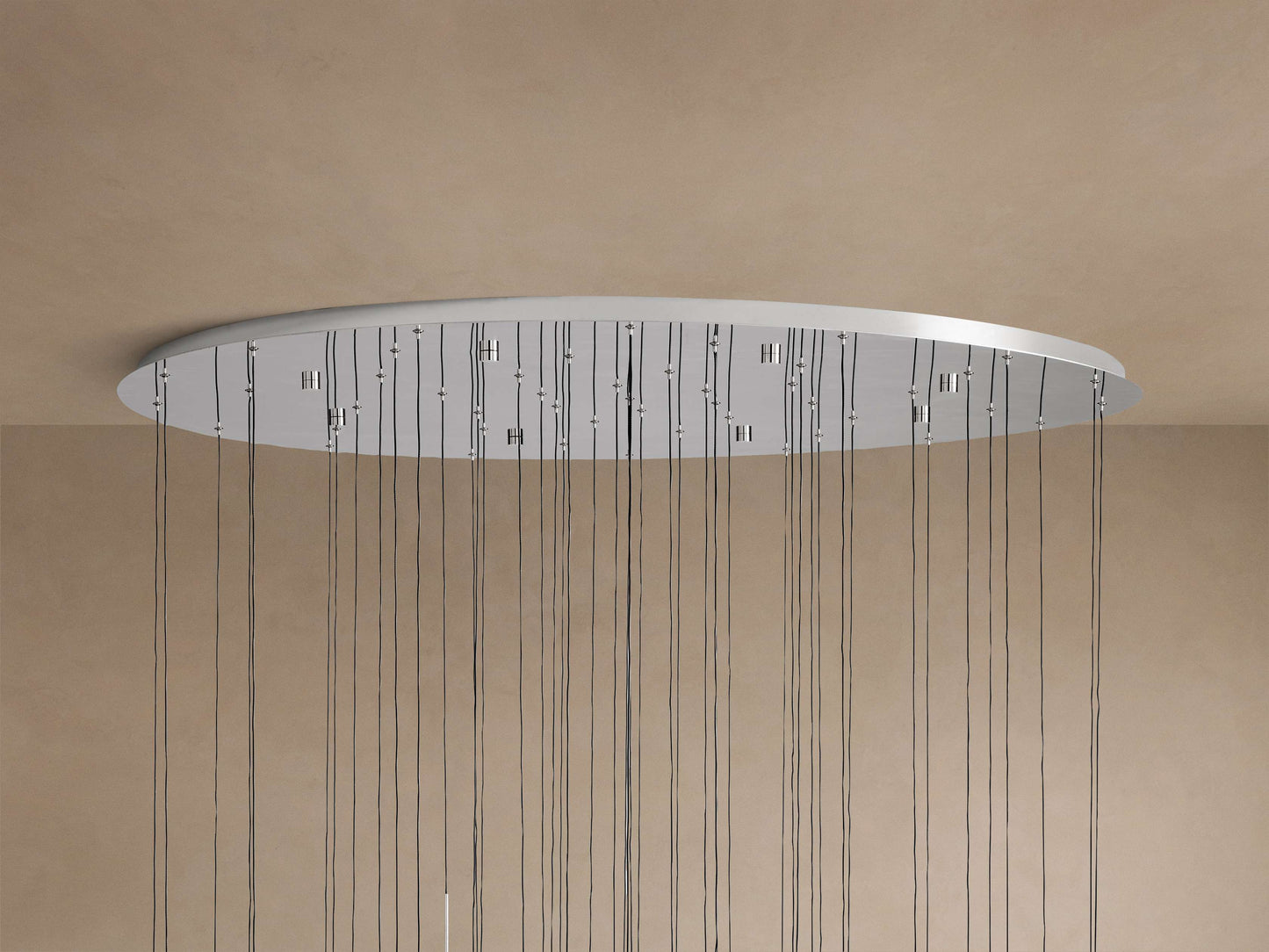 Soltaire Crystal Round Chandelier 17" 24'' 36'' 48" 58''D