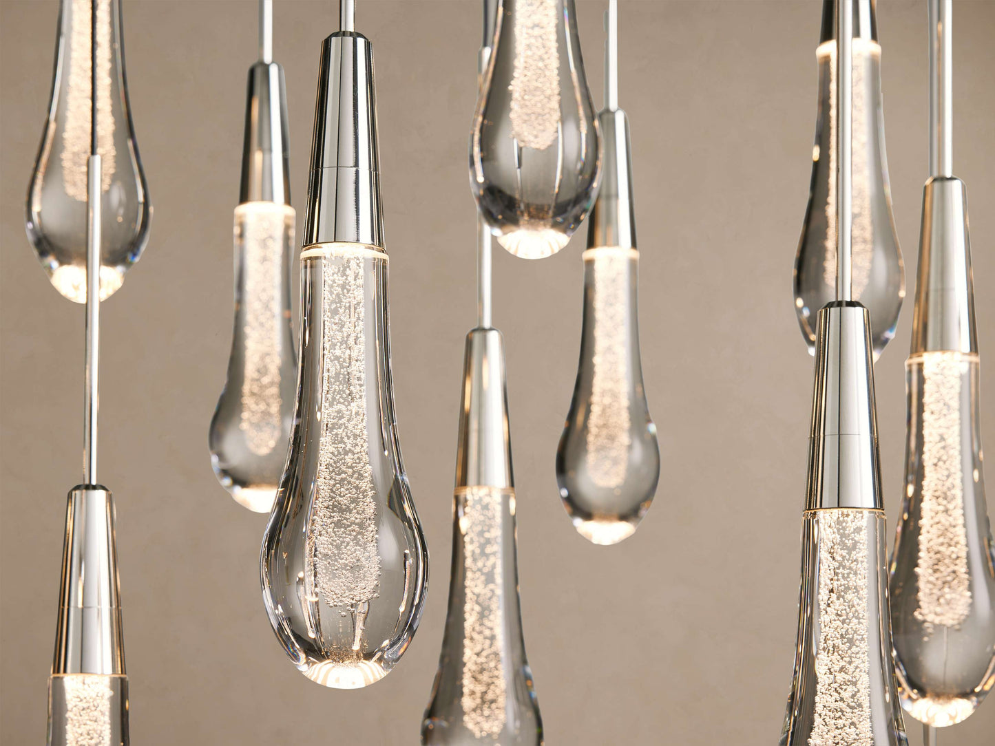 Soltaire Crystal Round Chandelier 17" 24'' 36'' 48" 58''D