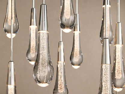 Soltaire Crystal Round Chandelier 17" 24'' 36'' 48" 58''D