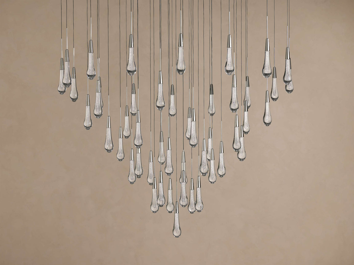 Soltaire Crystal Round Chandelier 17" 24'' 36'' 48" 58''D