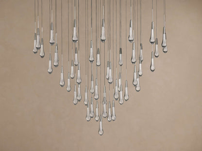 Soltaire Crystal Round Chandelier 17" 24'' 36'' 48" 58''D