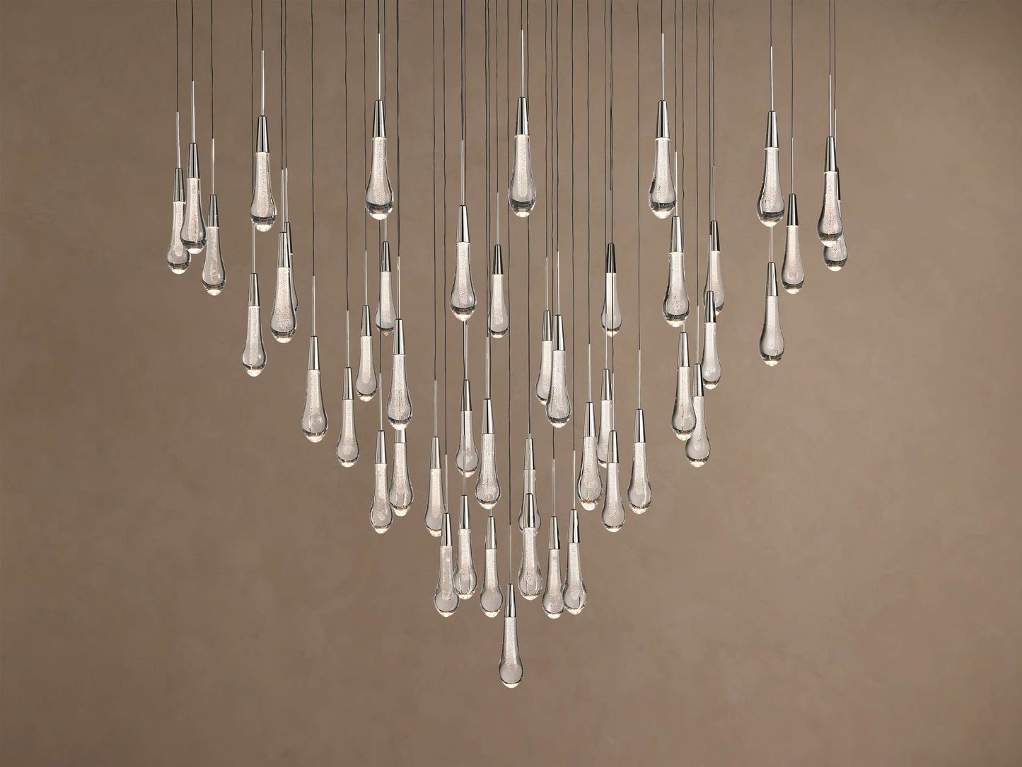 Soltaire Crystal Round Chandelier 17" 24'' 36'' 48" 58''D