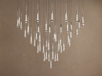 Soltaire Crystal Round Chandelier 17" 24'' 36'' 48" 58''D