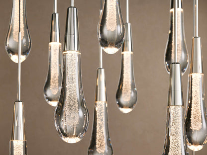 Soltaire Crystal Linear Chandelier 37" 50" 60" 70" 87" 120"W