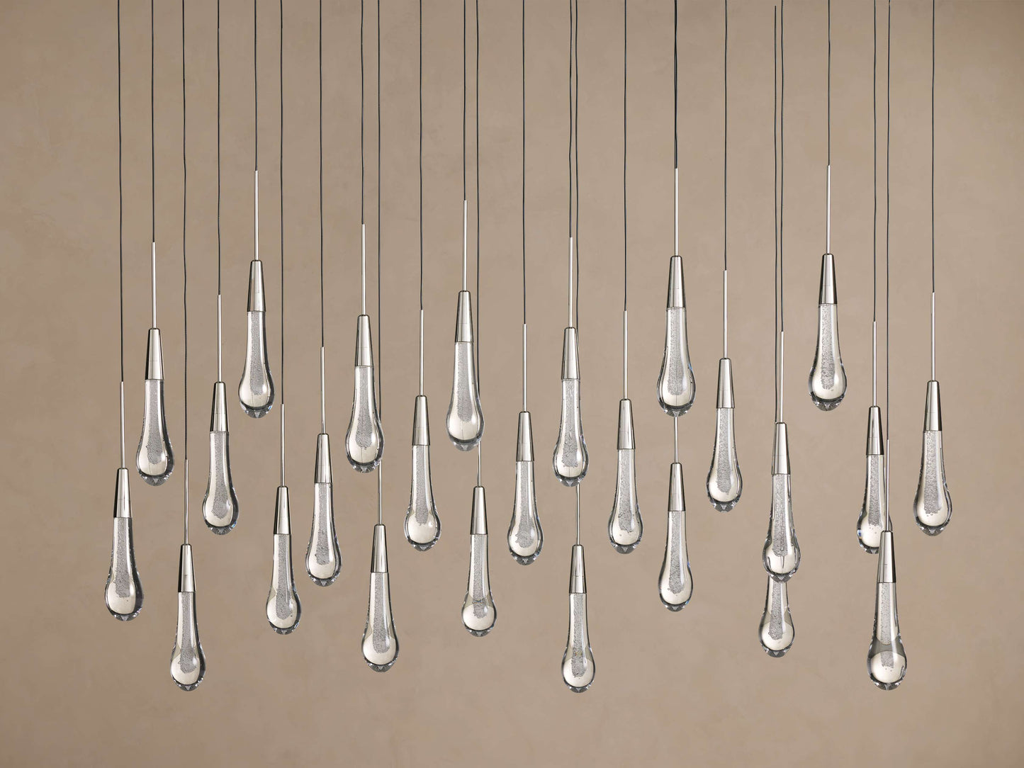 Soltaire Crystal Linear Chandelier 37" 50" 60" 70" 87" 120"W