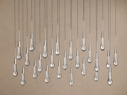 Soltaire Crystal Linear Chandelier 37" 50" 60" 70" 87" 120"W