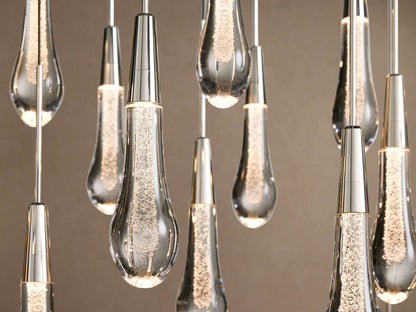 Soltaire Crystal Linear Chandelier 37" 50" 60" 70" 87" 120"W