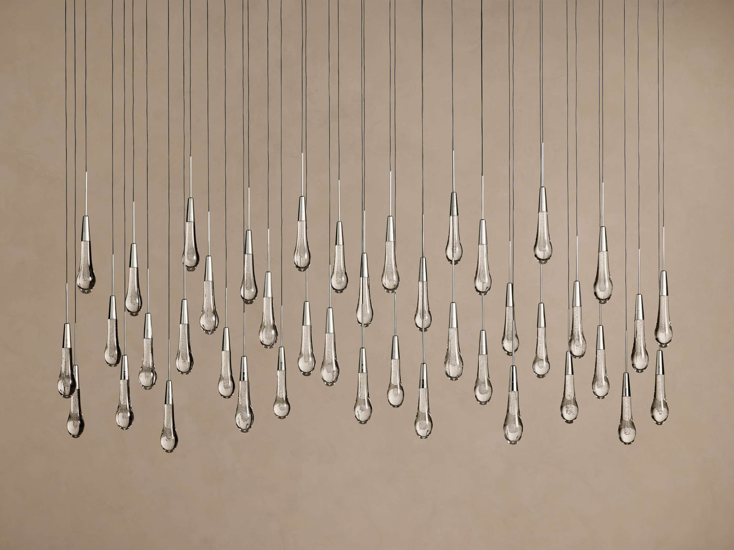 Soltaire Crystal Linear Chandelier 37" 50" 60" 70" 87" 120"W