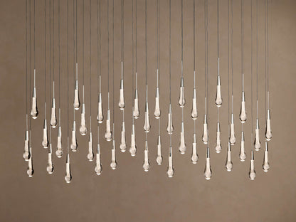 Soltaire Crystal Linear Chandelier 37" 50" 60" 70" 87" 120"W