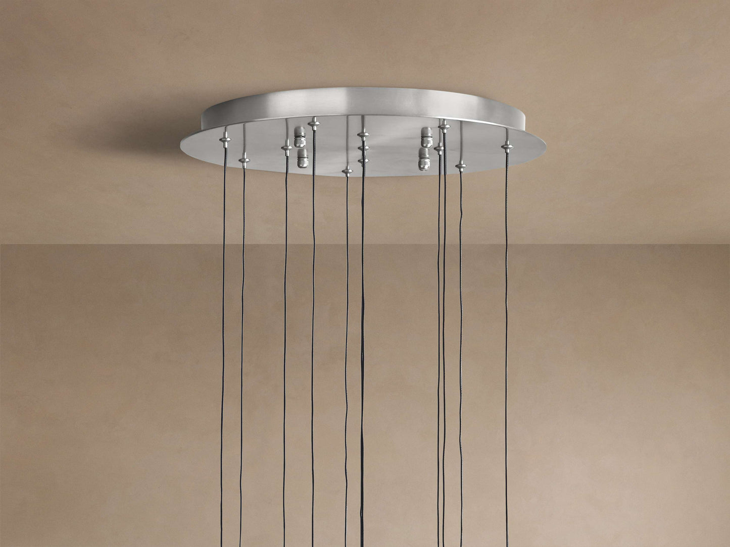 Soltaire Crystal Round Chandelier 17" 24'' 36'' 48" 58''D