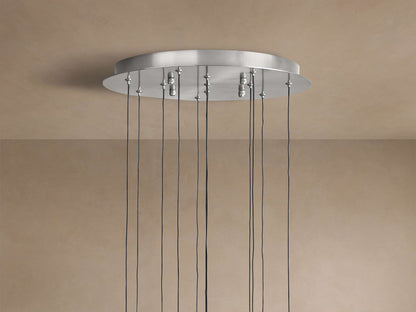 Soltaire Crystal Round Chandelier 17" 24'' 36'' 48" 58''D