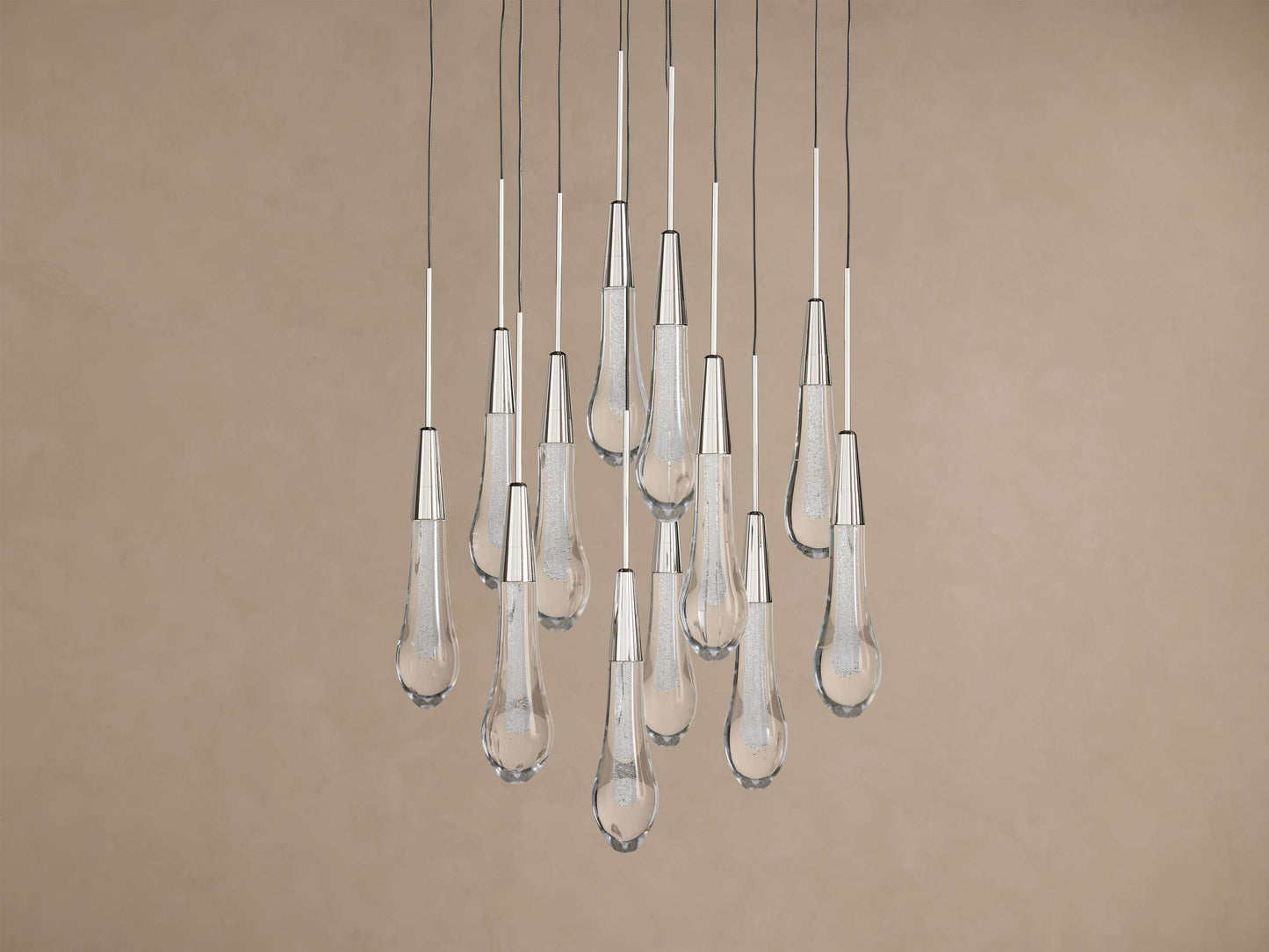 Soltaire Crystal Round Chandelier 17" 24'' 36'' 48" 58''D
