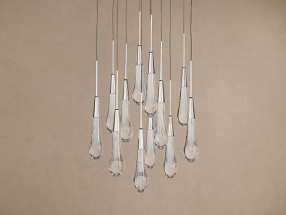 Soltaire Crystal Round Chandelier 17" 24'' 36'' 48" 58''D