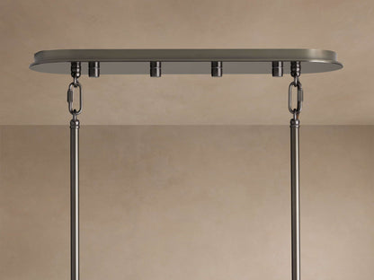 Delsie Oval Tiered Chandelier 63'' 72"W
