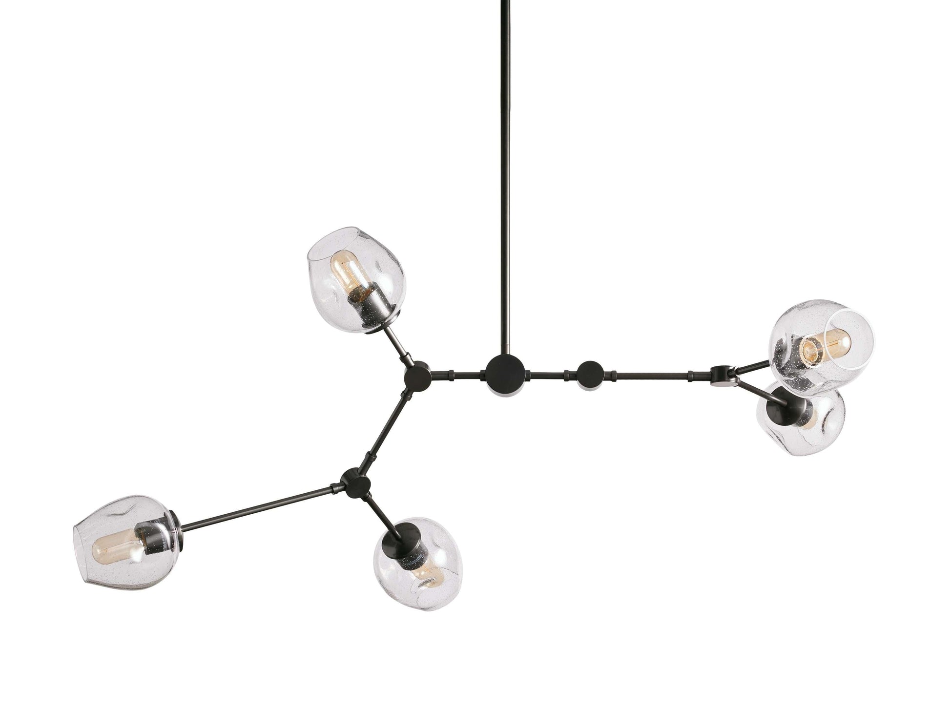 Covington Horizontal White Globe Branching Bubble Chandelier - Richardrider