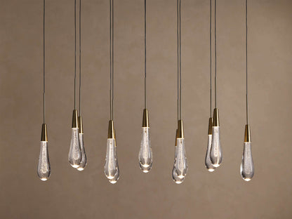 Soltaire Crystal Linear Chandelier 37" 50" 60" 70" 87" 120"W