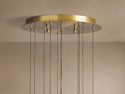 Soltaire Crystal Round Chandelier 17" 24'' 36'' 48" 58''D