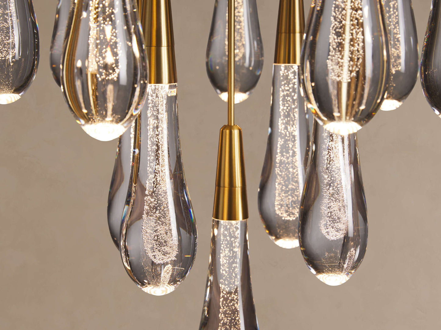 Soltaire Crystal Round Chandelier 17" 24'' 36'' 48" 58''D