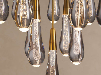 Soltaire Crystal Round Chandelier 17" 24'' 36'' 48" 58''D
