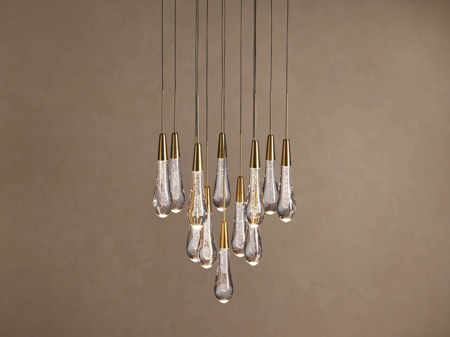 Soltaire Crystal Round Chandelier 17" 24'' 36'' 48" 58''D