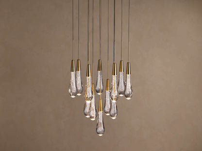 Soltaire Crystal Round Chandelier 17" 24'' 36'' 48" 58''D