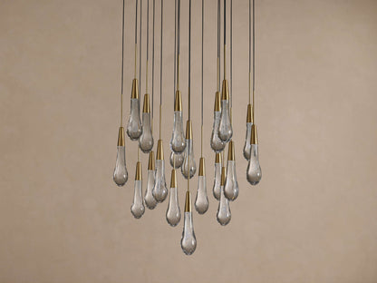 Soltaire Crystal Round Chandelier 17" 24'' 36'' 48" 58''D