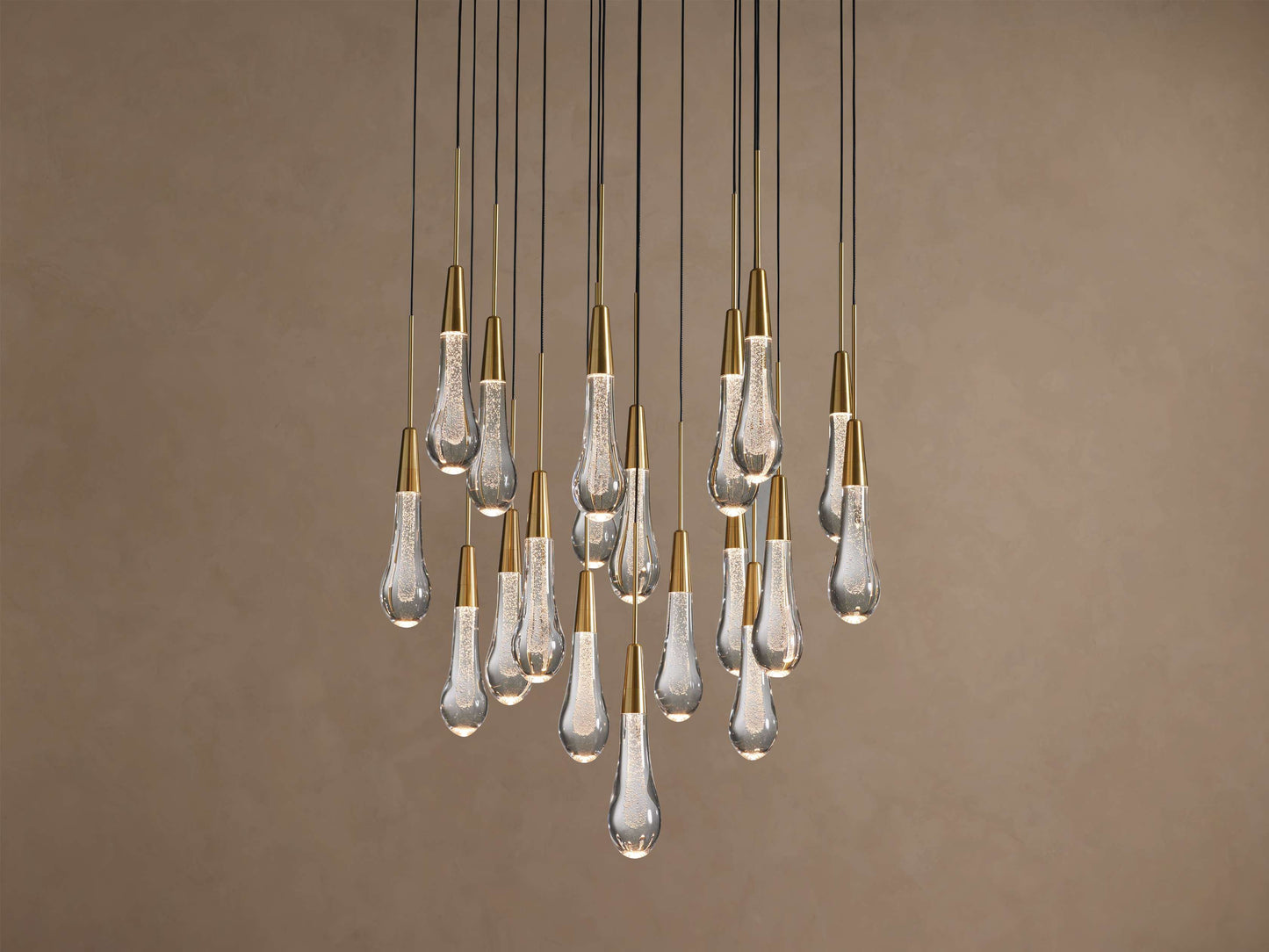 Soltaire Crystal Round Chandelier 17" 24'' 36'' 48" 58''D