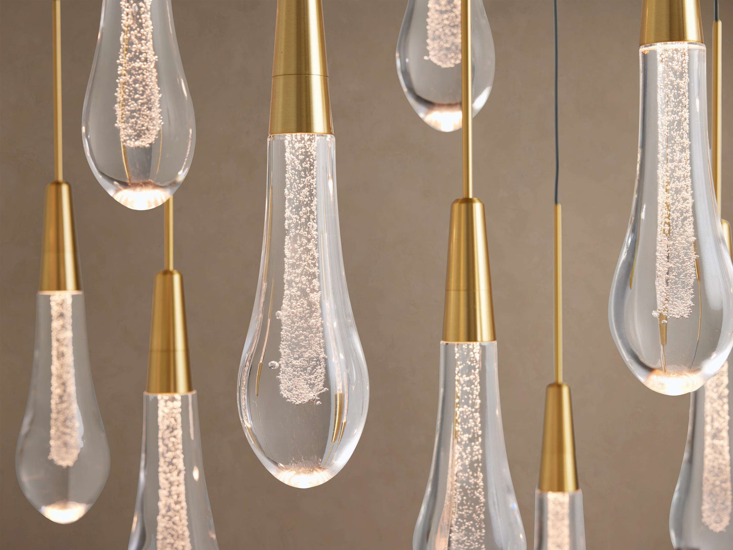Soltaire Crystal Linear Chandelier 37" 50" 60" 70" 87" 120"W