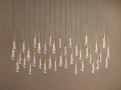 Soltaire Crystal Linear Chandelier 37" 50" 60" 70" 87" 120"W