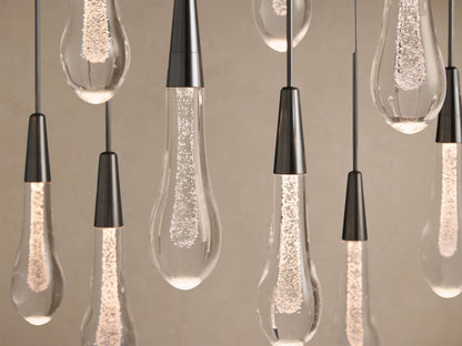 Soltaire Crystal Linear Chandelier 37" 50" 60" 70" 87" 120"W