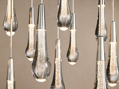 Soltaire Crystal Linear Chandelier 37" 50" 60" 70" 87" 120"W