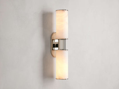 Harlin 2-Light Wall Sconce in Alabaster