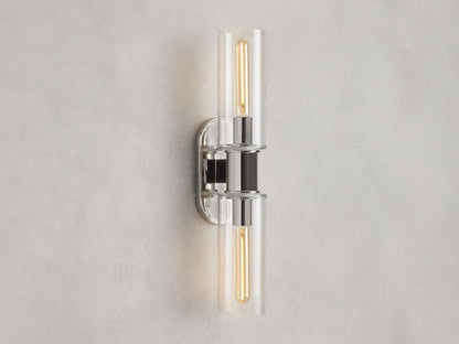 Harlin 2-Light Wall Sconce in Clear