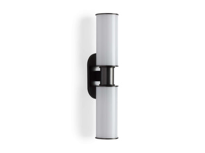 Harlin 2-Light Bronze Wall Sconce in Milk