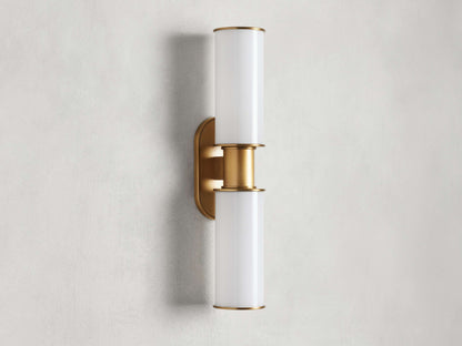Harlin 2-Light Wall Sconce in Milk
