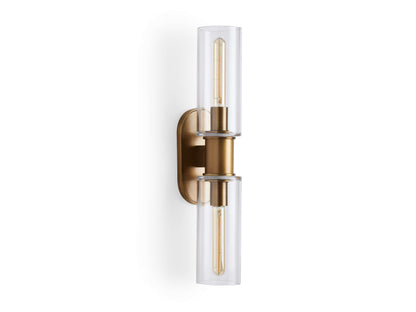Harlin 2-Light Wall Sconce in Clear