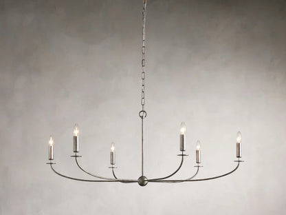 Arnett Round Chandelier in Silver