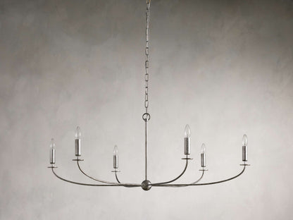 Arnett Round Chandelier in Silver