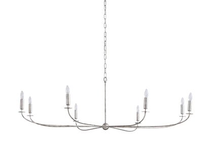 Arnett Round Chandelier in Silver