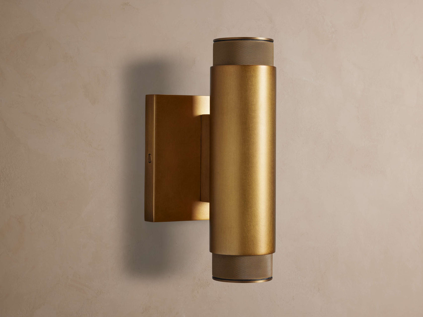 Spotlight Outdoor Sconce in Brass