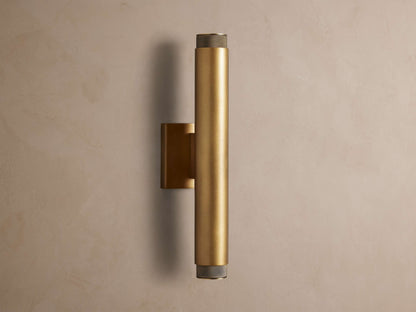 Spotlight Outdoor Sconce in Brass