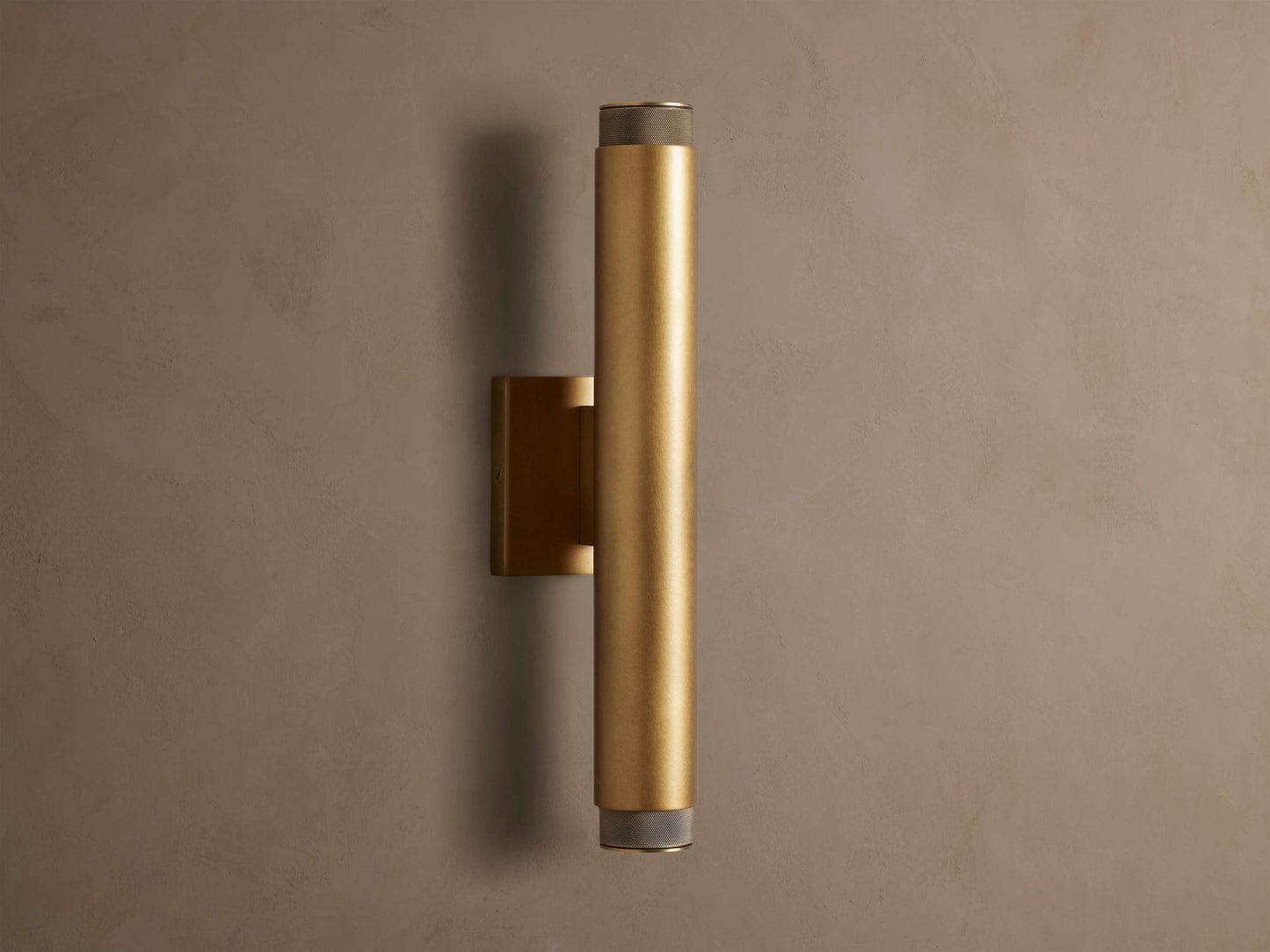 Spotlight Outdoor Sconce in Brass
