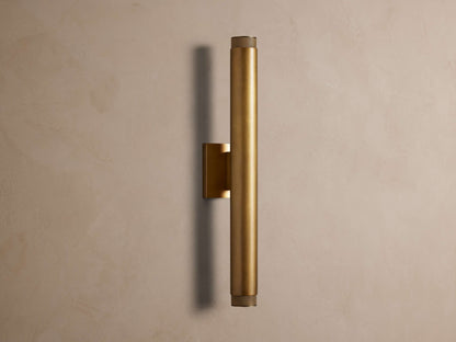 Spotlight Outdoor Sconce in Brass
