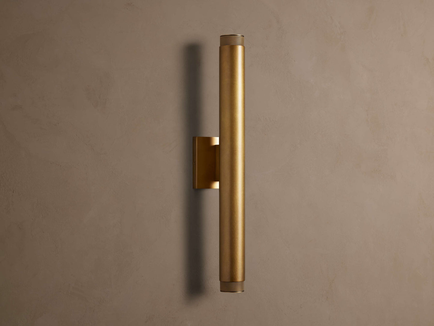 Spotlight Outdoor Sconce in Brass